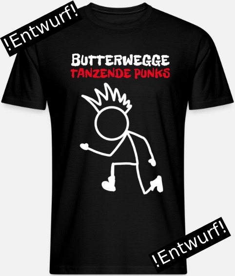 Butterwegge - Tanzende Punks - Lady T-Shirt